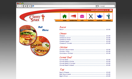 Classysnax Website Screenshot