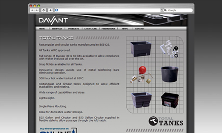 Davant Products Screenshot