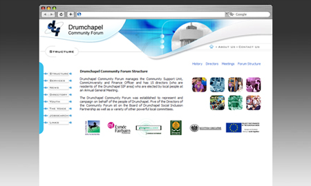 DCF Website Screenshot