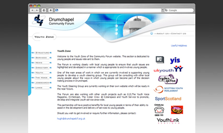 DCF Website Screenshot