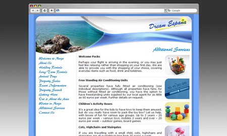 Dream Espana Website