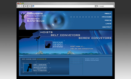 IGB Systems Website Screenshot
