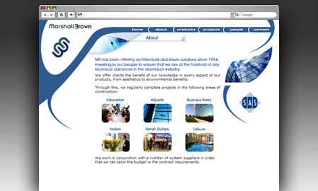 Marshall Brown Website Screenshot