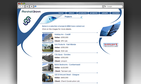 Marshall Brown Website Screenshot