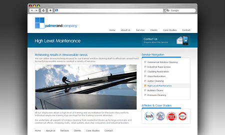 Palmer & Company Website Screenshot