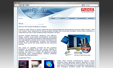 Plexus Website Screenshot