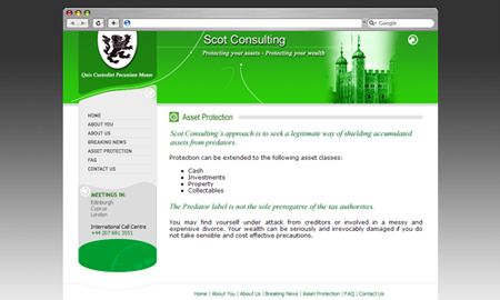 Scot Consulting Website Screenshot
