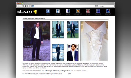 Slanj Website