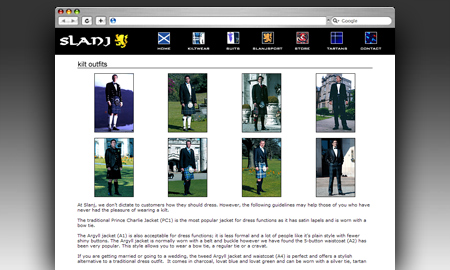 Slanj Website