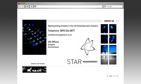 Star Management Website