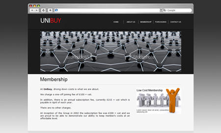 Unibuy Website Screenshot