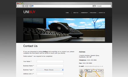 Unibuy Website Screenshot
