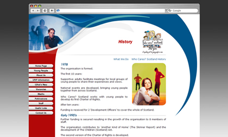 Who Cares? Scotland Website